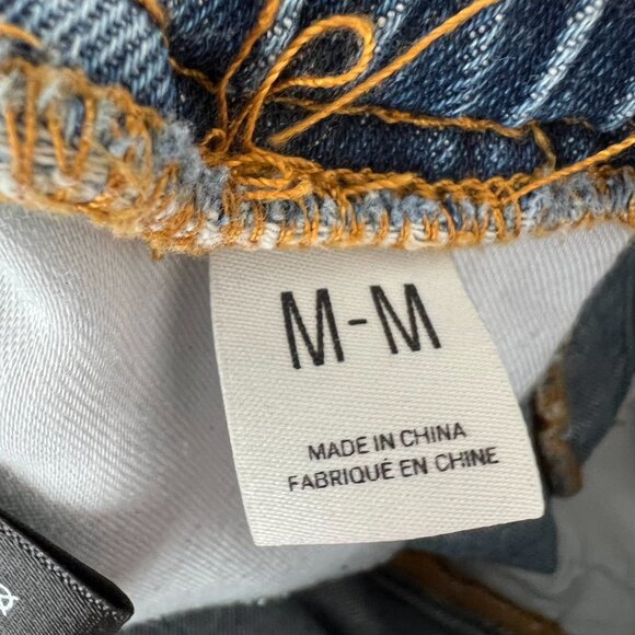 Urban Outfitters BDG Pull-On Denim Boxer Short‎ Size M High Rise Elastic Waist - Picture 8 of 12